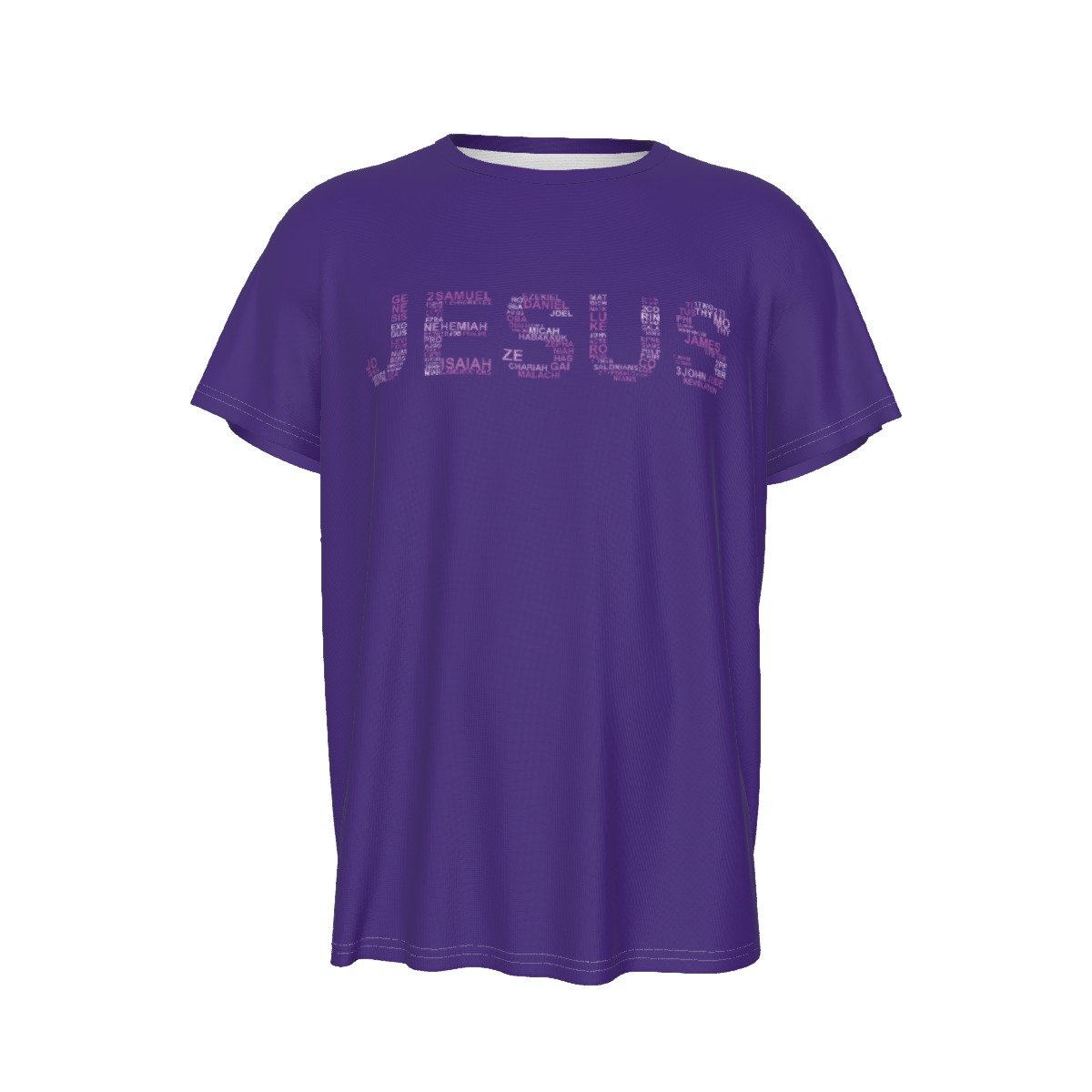 Jesus Typo Purple-Front