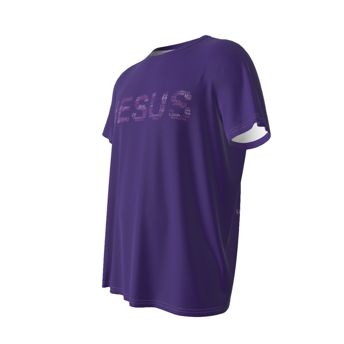 Jesus Typo Purple-Left